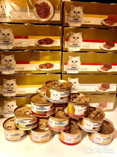 Корм для кошек паштет гурмэ Purina Gourmet Gold.EU