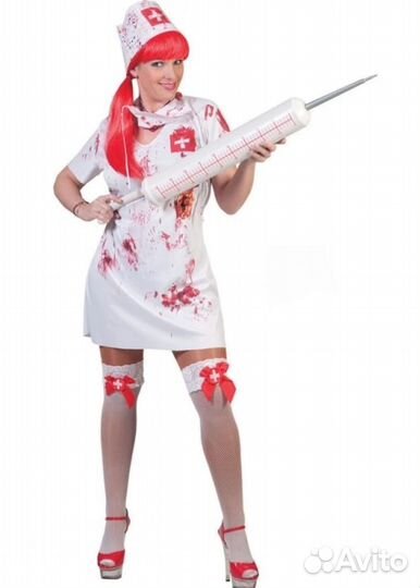 Сумасшедшая медсестра карнавальный костюм