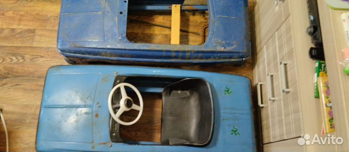 Педальный москвич СССР азлк игрушки СССР