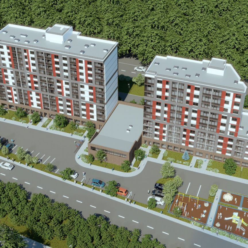 1-к. квартира, 33,4 м², 4/11 эт.