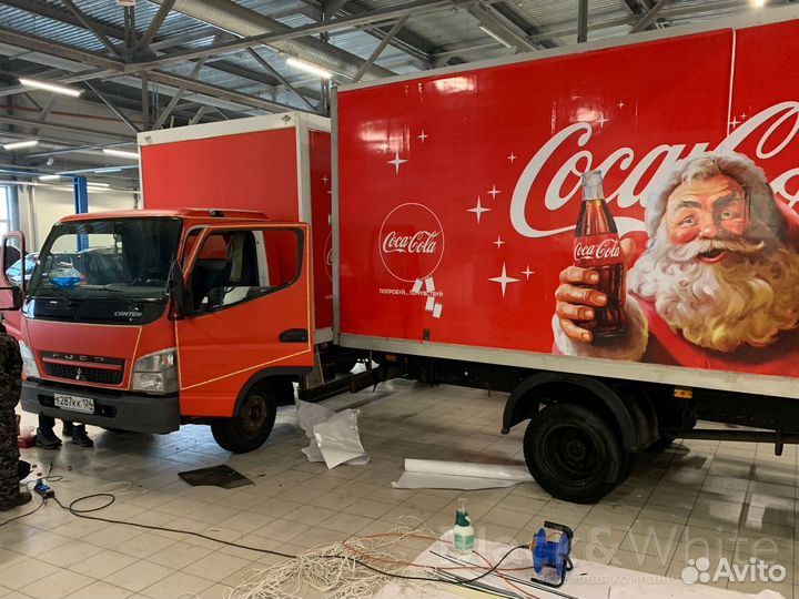 Оклейка транспорта, тенты с рекламой