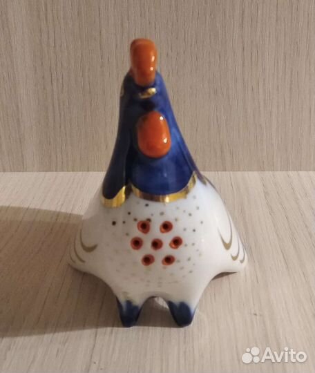 Фарфоровые Петушок-солонка, Рыба, Львёнок, СССР