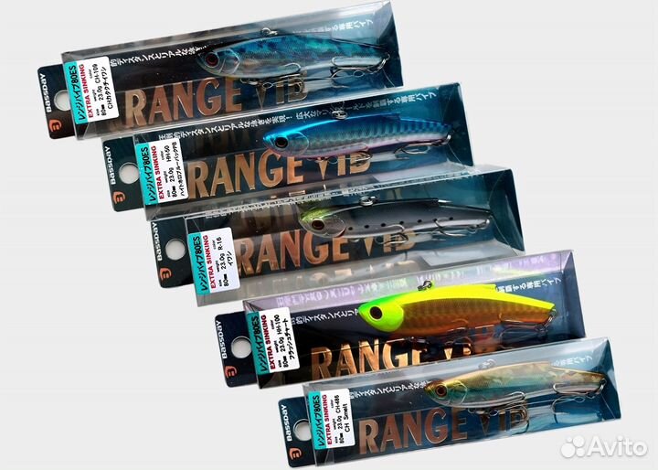 Вибы Bassday Range Vib 80ES (9 цветов). Оригинал