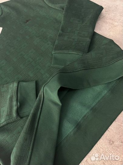 Свитшот Lacoste зеленый LUX