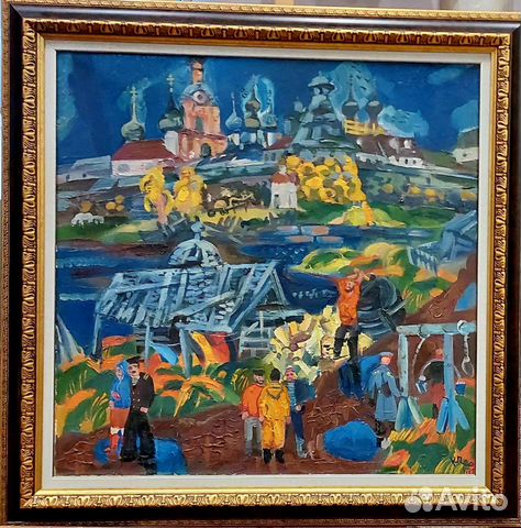 Картина маслом на холсте большая