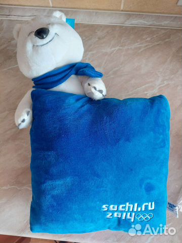 Подушка и мишка Сочи 2014