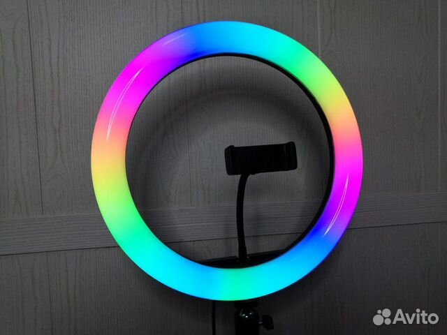 Кольцевая лампа 33 см RGB