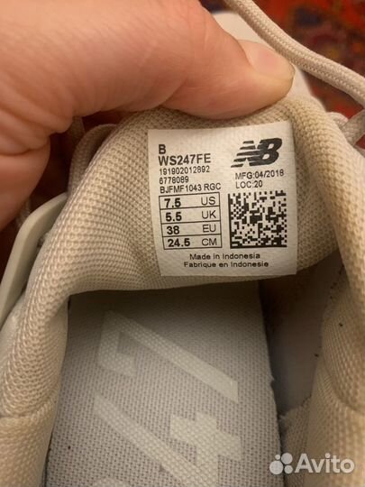 Кроссовки new balance 247 женские