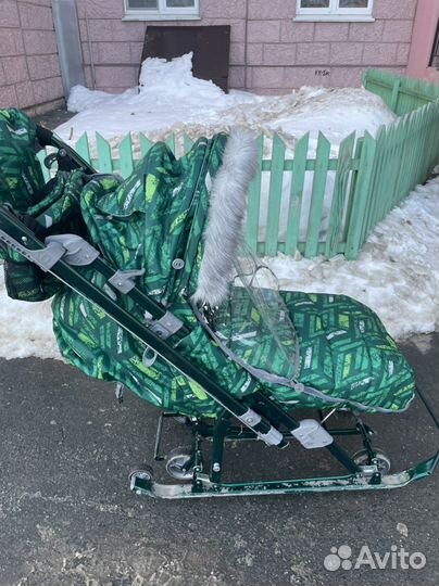 Санки коляска ника 7-8sk