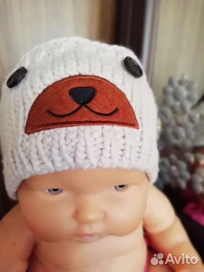 Повязка утеплённая на голову для девочки