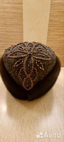 Шапка норковая женская