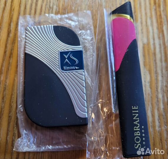 Зажигалки Winston и Sobranie