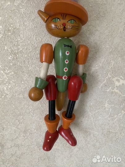 Деревянные игрушки на резинке СССР