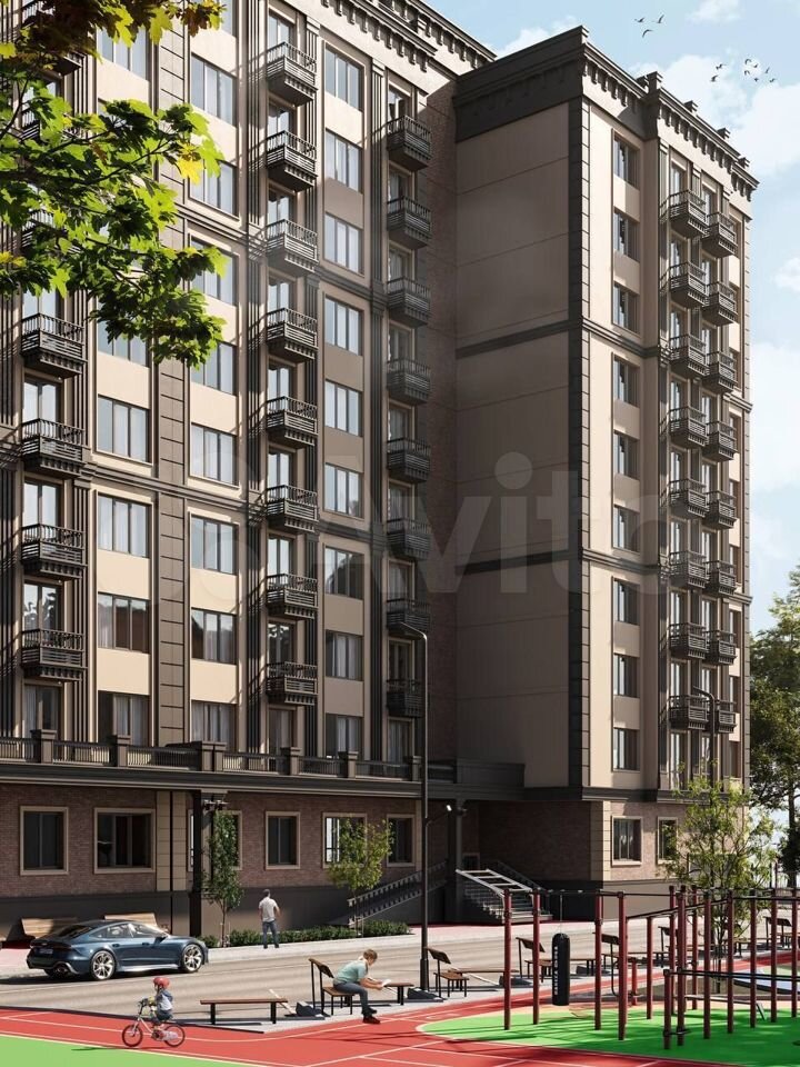 1-к. квартира, 45 м², 10/12 эт.