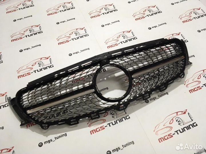 Решетка Mercedes E213 Diamond Black (Без звезды)