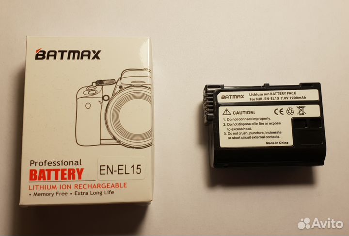 Аккумулятор для Nikon EN-EL15 (Новый)