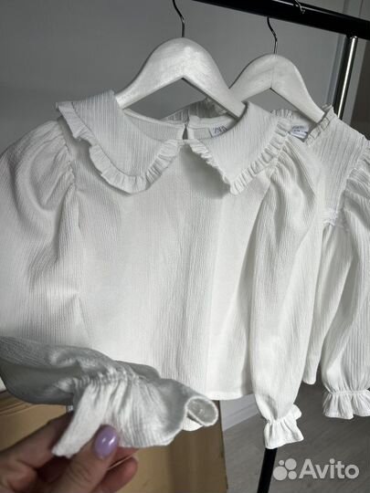 Блуза школьная zara