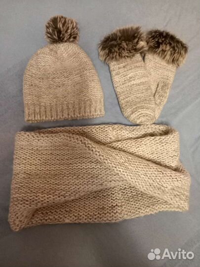 Шапка,снуд,варежки