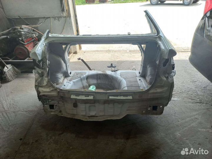 Задняя часть на kia rio