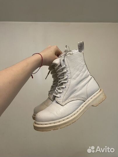 Торг Dr martens ботинки белые 37 ориг