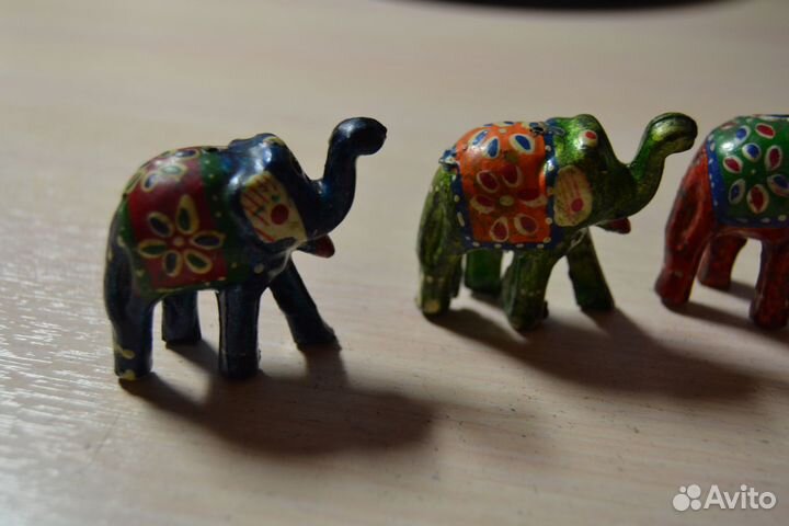 Маленькие фигурки. Слоники. Слон, слоник. 5 шт
