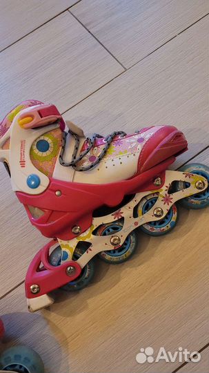 Роликовые коньки детские раздвижные