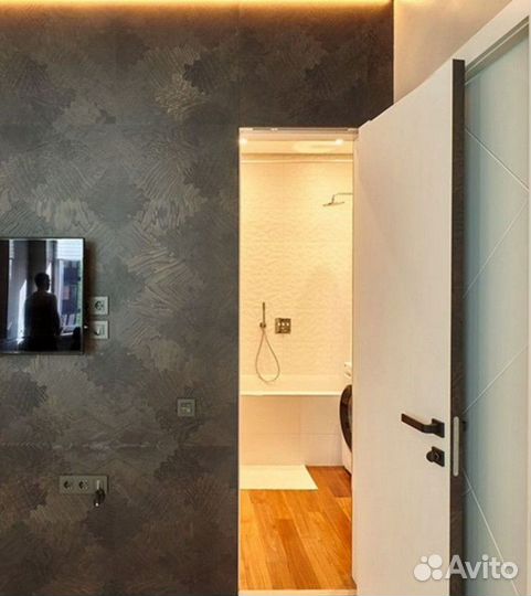 Скрытые межкомнатные двери под отделку