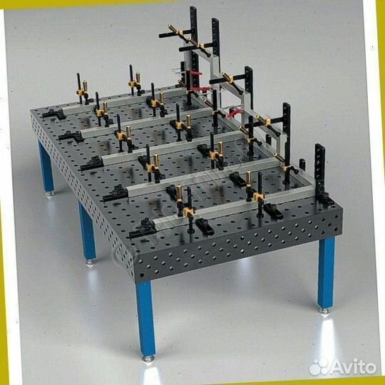 Сварочный 3D стол 2500х1200х150 толщиной 8мм