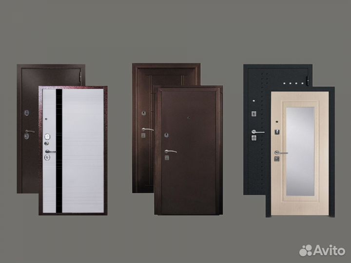 Двери входные с терморазрывом, двери металические