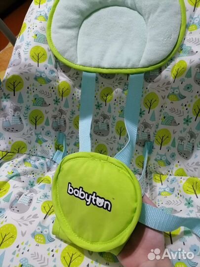 Детские электронные качели шезлонг