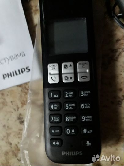 Беспроводной телефон, D2301B. philips. Новый