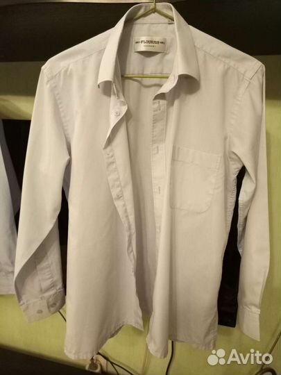 Рубашка школьная для мальчиков 12-13 лет