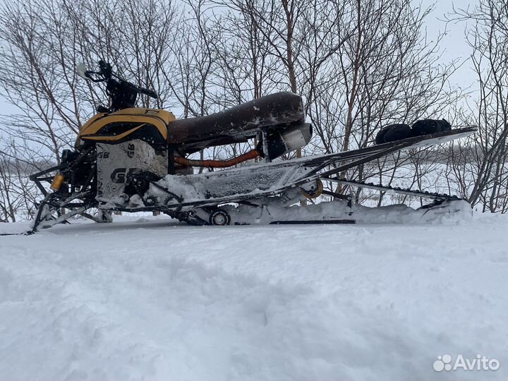 Самодельный снегоход