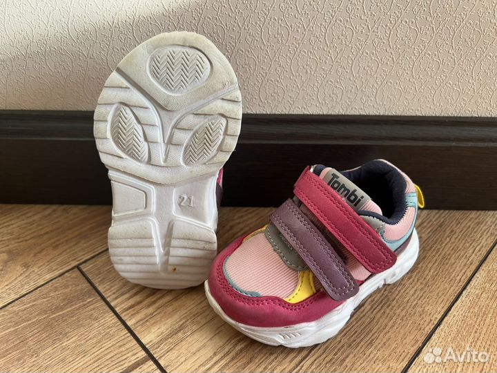 Кроссовки для девочки, 21 размер