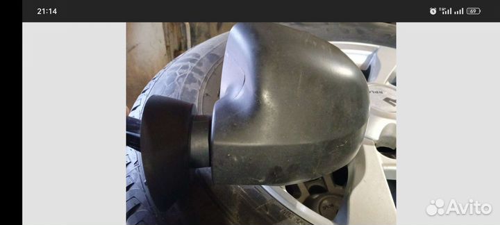 Зеркало левое Renault Logan, Largus