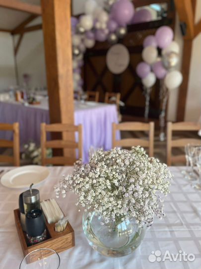 Свадебное оформление, букет невесты, цветы