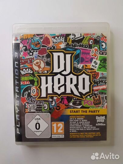PS3 DJ Hero. Лицензия