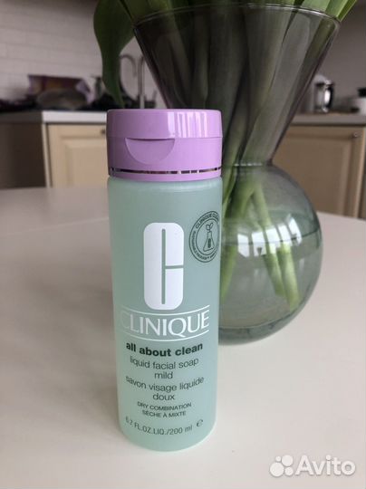 Clinique, мягкое жидкое мыло для лица
