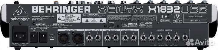 Микшерный пульт Behringer X1832USB