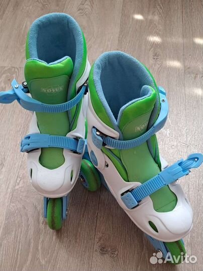 Роликовые коньки детские раздвижные 30-33 размер