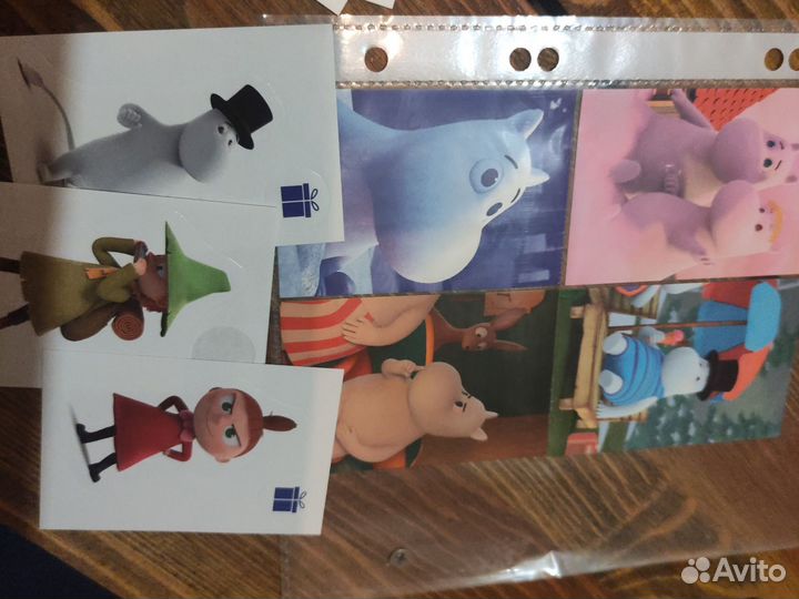 Муми тролли наклейки лента