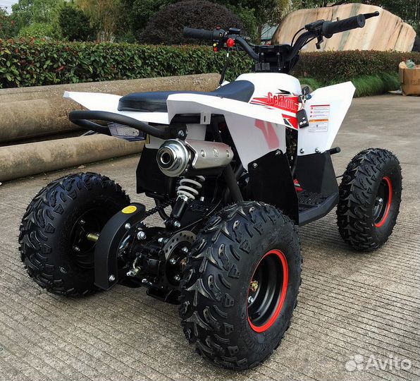 Детский квадроцикл бензиновый motax gekkon 90 cc