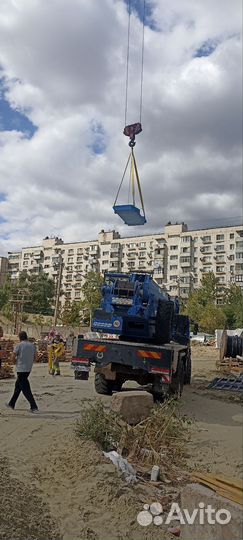 Аренда и услуги автокрана-вездехода, 25 т, 31 м, с гуськом 7 м