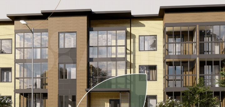 Квартира-студия, 25 м², 2/3 эт.