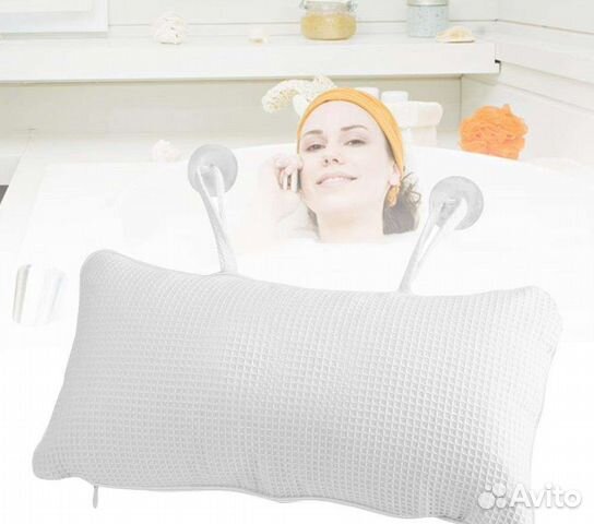 Новая надувная подушка подголовник для ванны
