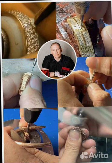 Cartier Love серьги 0,07 ct