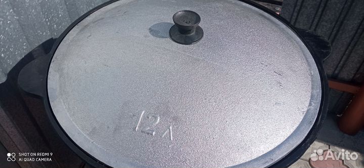 Казан чугунный 12 литров с печкой