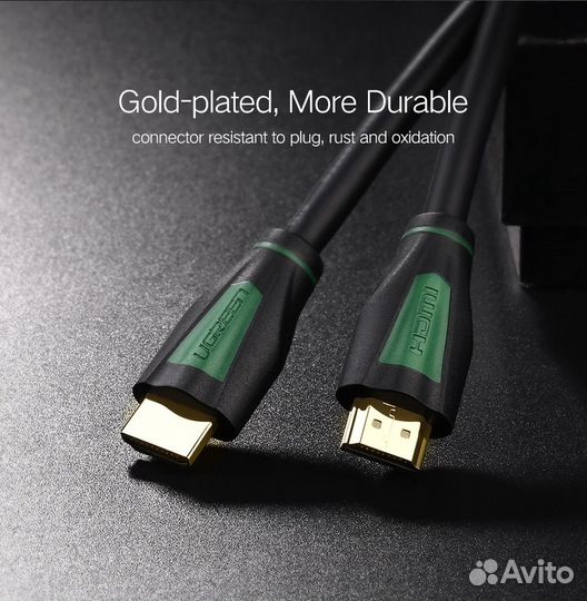 Кабель Ugreen hdmi v2.0 4k 1,5 метра новый