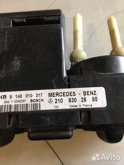 W210 блок управления печкой