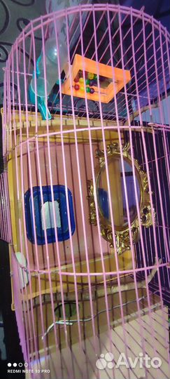 Клетка для попугаев с коробом для высиживания